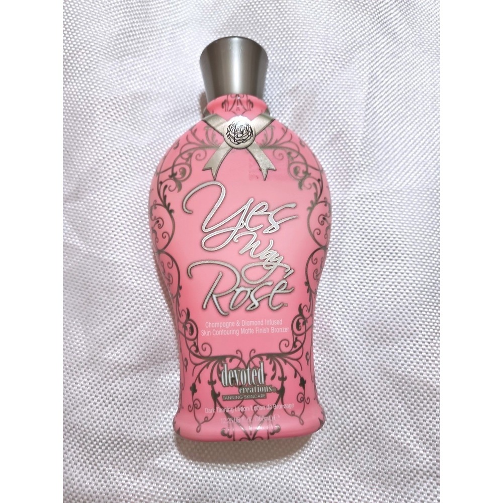 Devoted Creations Yes Way Rose Matte Bronzer Tanning Lotion NEW
